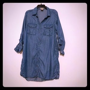 Denim tunic dress by philosophy